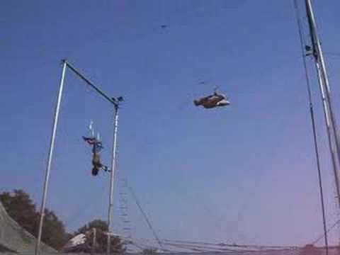 Tony Steele's Bird's nest. flying trapeze