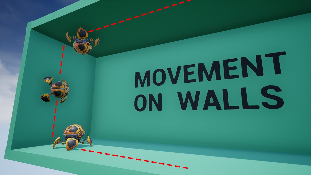 Unreal Spider Movement Demo - YouTube