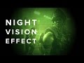 Night vision effect in photoshop