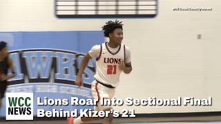 Leo Lions Roar Into Sectional Final Behind Kizer’s 21