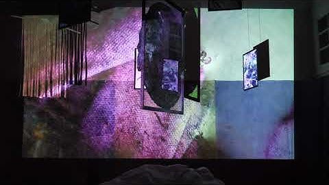 Palimpsests video mapped in the exhibition - V2