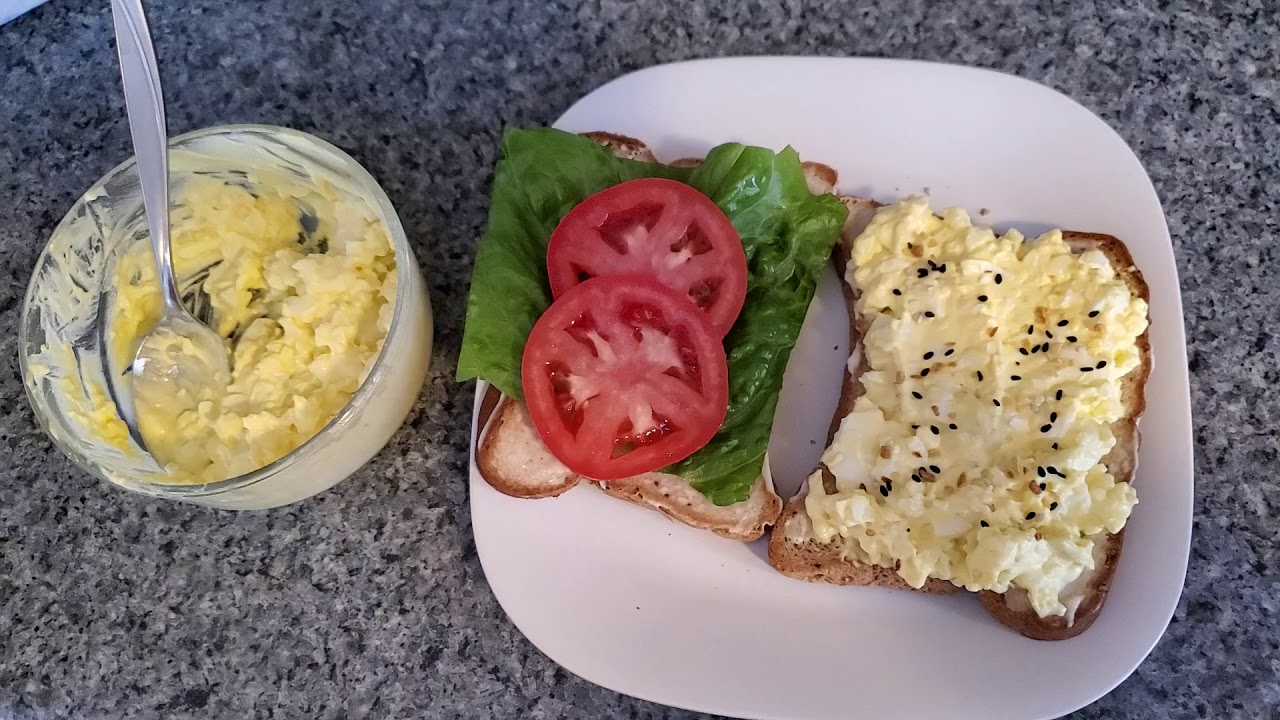 Mom's Lunch | Gluten-free Egg Salad Sandwich