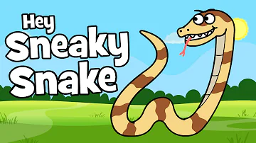 ♪ ♪ Funny Animal Children's Song - Hey Sneaky Snake | Hooray Kids Songs & Nursery Rhymes