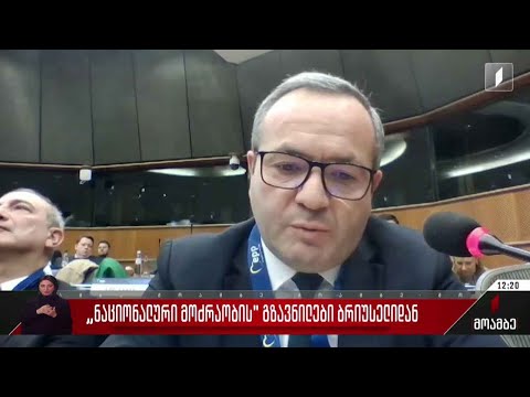 „ნაციონალური მოძრაობის“ გზავნილები ბრიუსელიდან