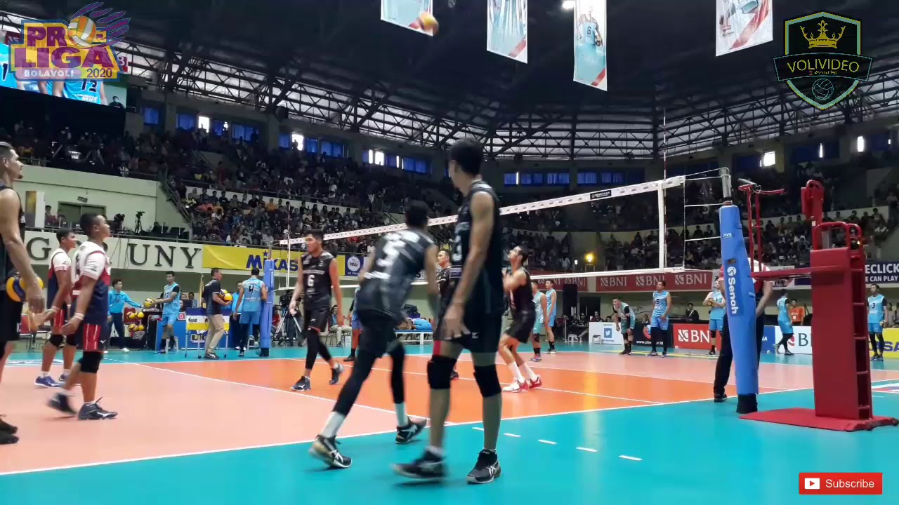 GILAAKKK BAWAH NET HAMPIR TEGAK LURUS | WARMING UP SURABAYA SAMATOR | PROLIGA 2020