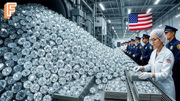 How Millions of Diamonds Worth Billions of Dollars Are Made In America |  From Mining To Factory