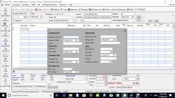 Purchase Invoice Entry. Polosys ERP Video Tutorial