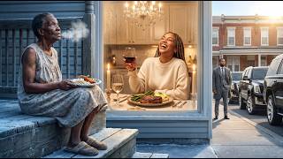 He Fed His Mother Scraps In The Cold While His Wife Ate Steak — Then 12 Black SUVs Came
