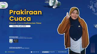 Prakiraan Cuaca Rabu, 29 Juli 2026 Wilayah Kalimantan Timur | BMKG Kaltim