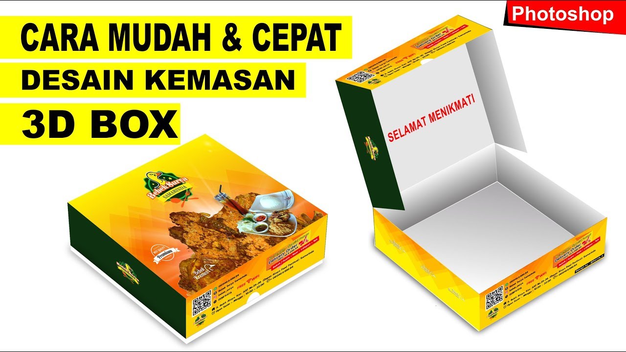 Mockup Box Nasi  Free Download Mockup