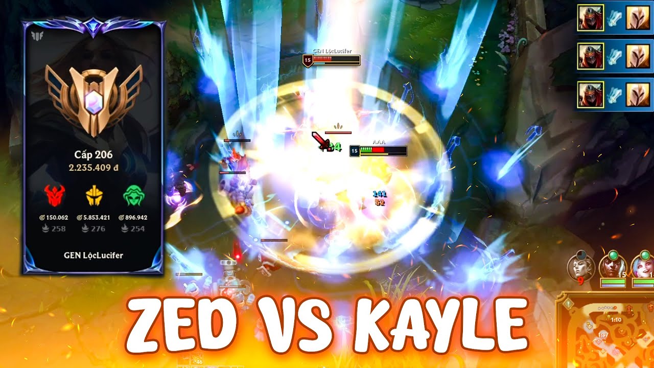 Gặp Kayle 2.235.409 thông thạo và đây là cách tui xử lý và di chuyển gánh team