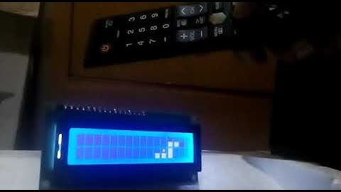 Arduino LCD 16x2 snake game (IR controlled)