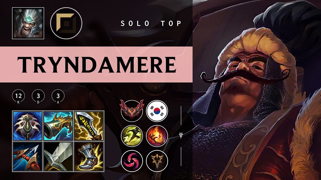 Tryndamere Top vs Ambessa - KR Grandmaster Patch 25.22