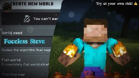 The Myth of the Creepy "Faceless Steve" Seed in Minecraft 1.21! 😱 | Haunted Seed