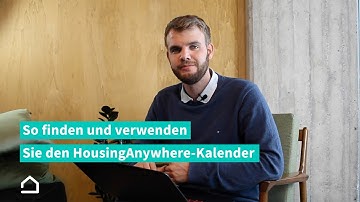 So finden und verwenden Sie den HousingAnywhere-Kalender