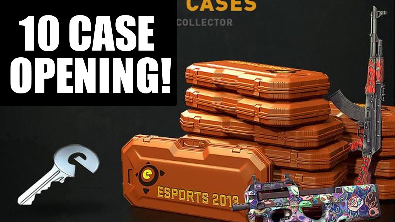 10 Cases of ESPORTS 2013! (Orange ESPORTS 2013) CS GO Case Opening