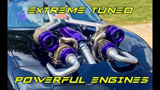 EXTREME &amp; Crazy TURBO engines  MOST Powerful Cars