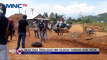 Unjuk Rasa Penolakan PBM di Lokasi Tambang Nikel Ricuh #LintasiNewsMalam 25/02