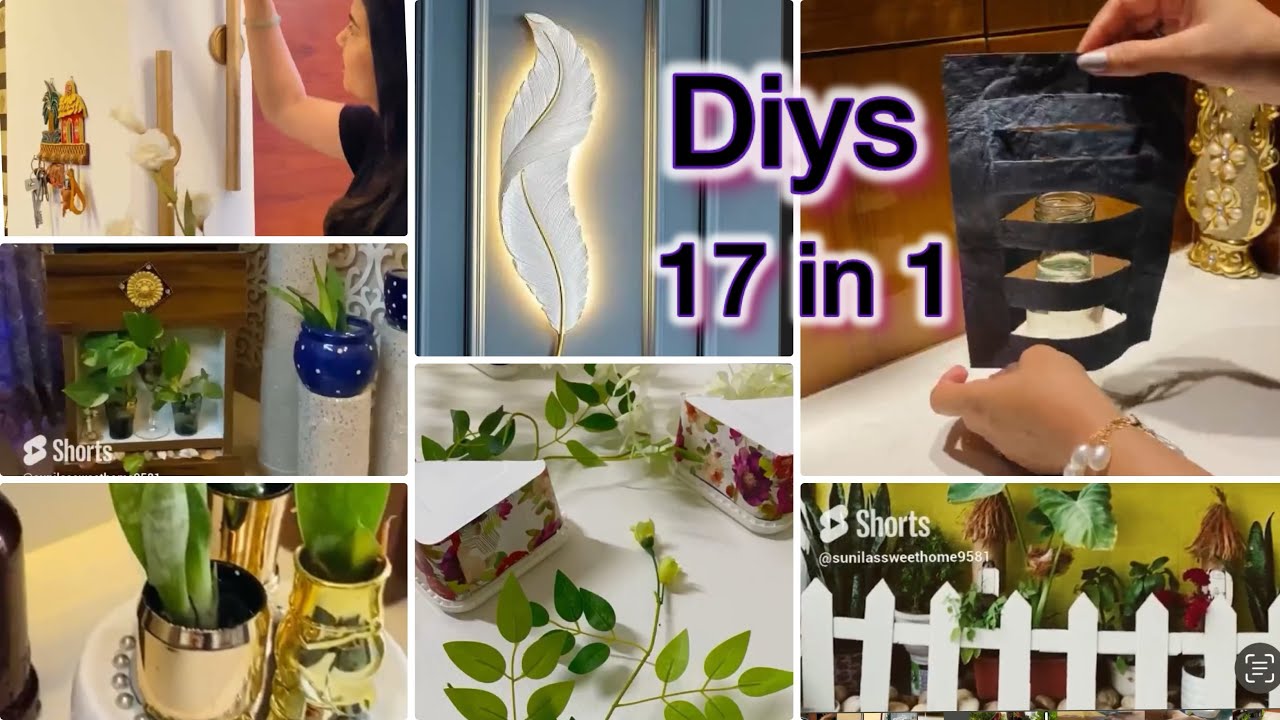 Home Decor ideas from WASTE MATERIALS / easy 17 diys