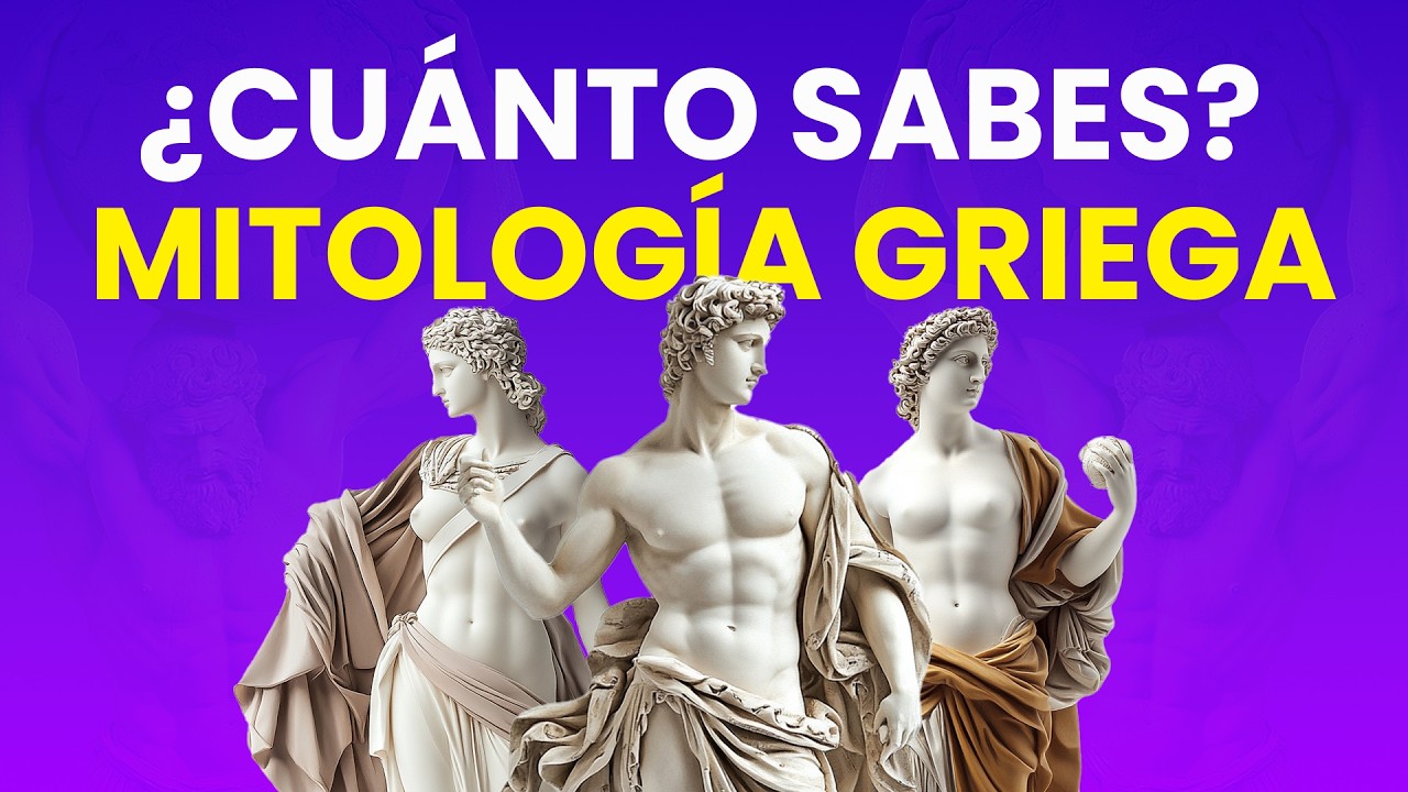 ¿Cuánto Sabes de MITOLOGÍA GRIEGA? ⚡🏛️ - 50 Preguntas sobre Dioses y Leyendas - Con Opciones 😉