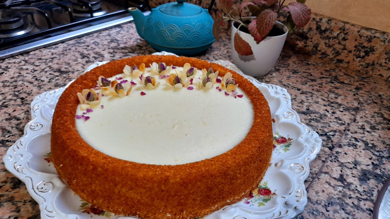 بسبوسة بالكريمة فالمول العجيب مستحيل تجربيها ومتعودلهاش👌هشيشة وكذوب فالفم😋😋