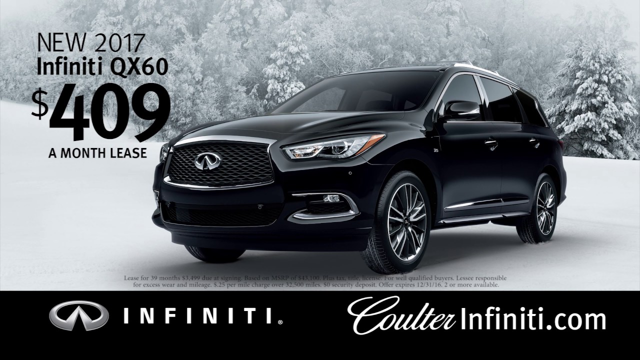 Lease A 2017 Infiniti Qx60 For 409 Month