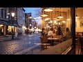 Relaxing December Evening Jazz ☕ Cozy Cafe Ambience with Fireplace Sounds