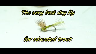 The very best fly for educated trout