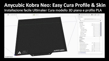 Cura First Setting PLA Profile & PEI Skin for Anycubic Kobra Neo