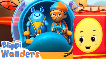 Blippi & The Chocolate Factory | Blippi Wonders | Fun Cartoons For Kids | Moonbug Our Green Earth