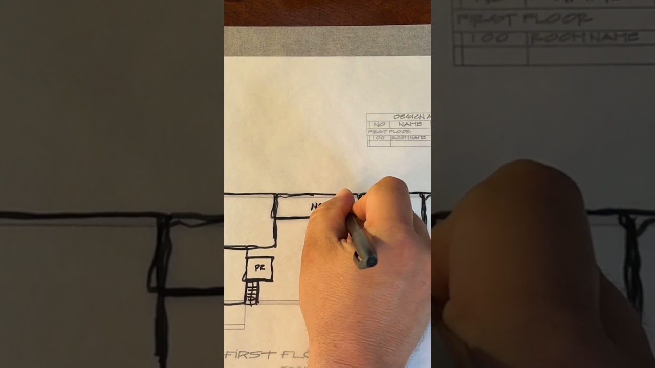 Live Sketch: Un-Split Addition 1st Floor Conceptual Design for Glencoe, IL Home