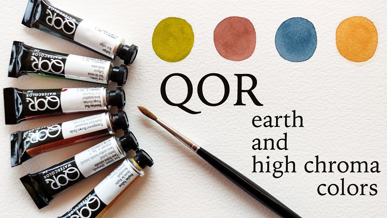 Qor Watercolors earth tones