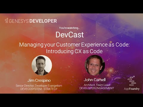 DevCast Tutorial 19 | Managing your Customer Experience as Code: Introducing CX as Code