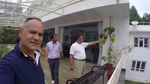 Karna Sakya at his home with Jack shrestha