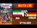 Kabaddi World Cup 2020 Live - Iran vs Germany - 12 Feb - Match 10 | BSports