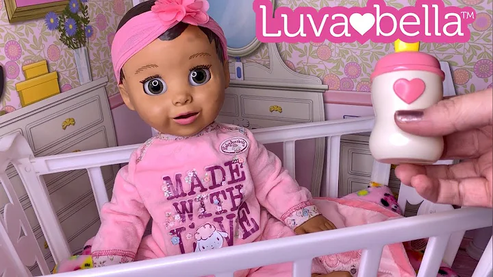 LUVABELLA DOLL Melody MORNING ROUTINE feeding chan...