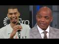Charles Barkley reaction to Wemby math skills &amp; goes off on players for 65 game rule 😂