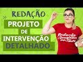 COMO FAZER UMA PROPOSTA DE INTERVENÇÃO PERFEITA? - Profa. Pamba