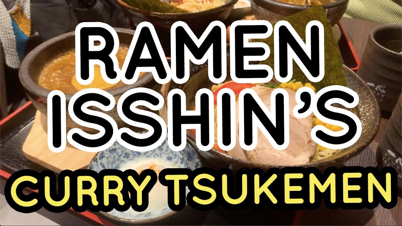 Curry Tsukemen with cheese at Ramen Isshin in Toronto