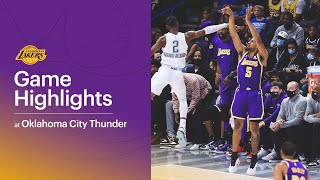 HIGHLIGHTS | Lakers Knock Down 19 3-Pointers at Oklahoma City Thunder