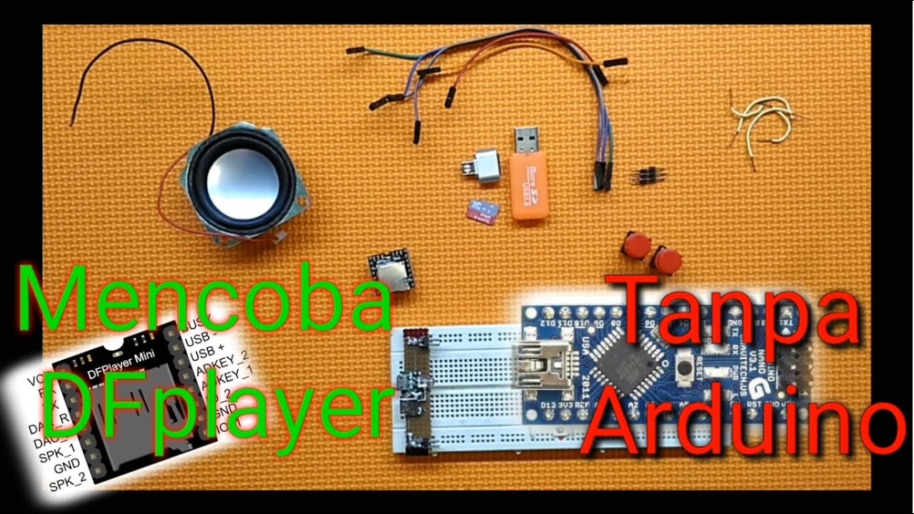 Dfplayer button tanpa arduino - YouTube