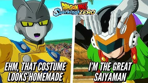 All GAMMA 1 & 2 Unique Interactions & Dialogue | Dragon Ball: Sparking Zero DLC 1: Hero of Justice