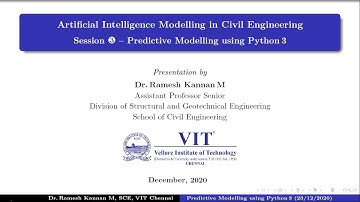 Artificial Intelligence in Civil Engineering with Python 3