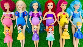 Cute Miniatures Disney Princess Pregnant Frozen ELSA &amp; Annall! elsa satisfying unboxing