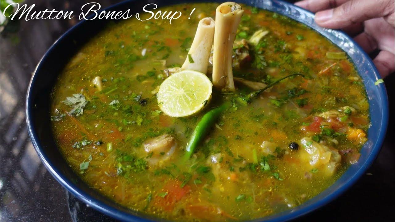 Easy Tasty n Delicious Mutton Bones Soup Recipe Bone Soup Lamb