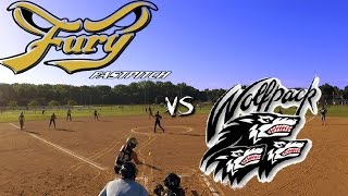 Fury Fastpitch Vegas vs Wolfpack (Dewalt) 12u fastpitch softball game at the NAAS World Series