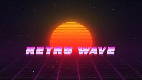 Retro Wave Title Motion Graphics Templates