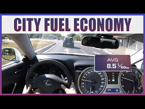 Lexus IS250: City Fuel Consumption Test