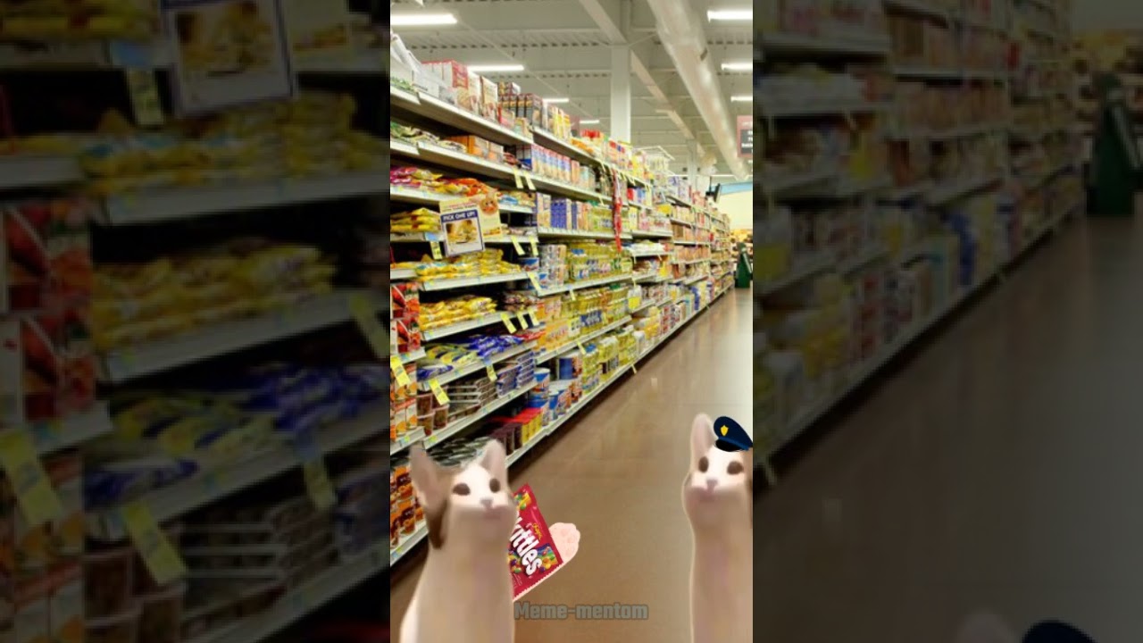 Skittles Meme Pop cat Loop-Meme Mentom