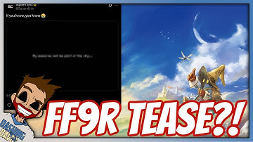 Is Square Enix FINALLY Teasing The FF9 Remake?! Also Key Art For Vivi Prequel Book